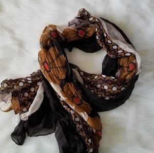 Floral Oversized Fall Scarf